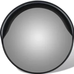 Konvekst trafikspejl PC plast sort 30 cm udendørs - Trafikspejl - Trafikspejle - Home & Living