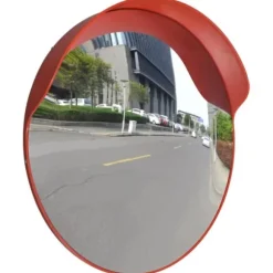 Konvekst trafikspejl PC plast orange 60 cm udendørs - Trafikspejl - Trafikspejle - Home & Living