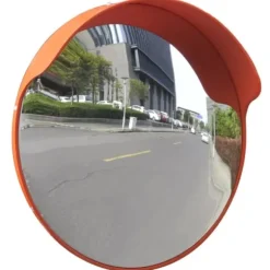 Konvekst trafikspejl PC plast orange 45 cm udendørs - Trafikspejl - Trafikspejle - Home & Living