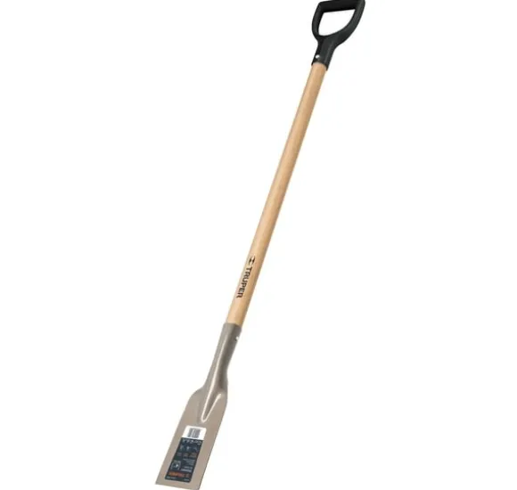 Kraftig smedet skraber med træskaft og D-håndtag, 133 cm Truper®