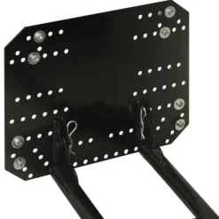 Kraftig snerydder til ATV - Justerbar vinkel | Farve: Sort | Størrelse: 115x38 cm