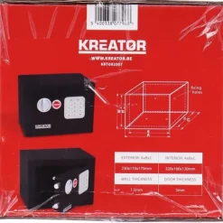 Kreator Sikkerhedsboks 230x170x170 Mm