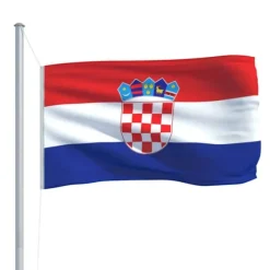 Kroatiens flag 90x150 cm - Farverigt og holdbart polyesterflag | Størrelse: 90x150 cm
