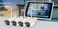 Kruger & Matz Connect C210 Tuya WiFi overvågningssæt