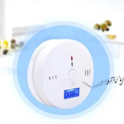 Kuliltedetektor med display, hvid
