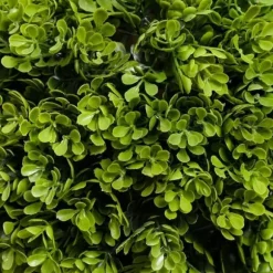 Kunstig buksbom 115 cm med potte, dekorativ plante til hjem, kontor & have