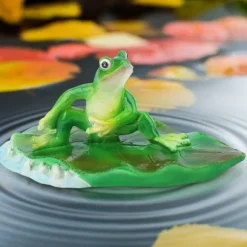 Kunstig Flydende Vandblomst Animal Pond til Hjem og Festdekoration og Ferie