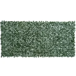 Kunstig hæk 300x150 cm, mørkegrøn, afskærmning til have & balkon