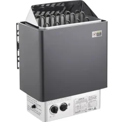8KW Elektrisk Saunaovne, Indbygget Styring, Ideel til 8-12 m³ Hjemmespa, Energibesparende, Hurtig Opvarmning