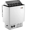 8KW Elektrisk Saunavarmer, Indbygget Kontrol, Rustfrit Stål, til 8-12 m³ HomeSpa, Effektiv Opvarmning, Energibesparende