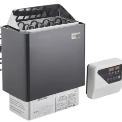 6KW Elektrisk Saunavarmer, Digital Controller, Ideel til 5-9 m³ Home Spa, effektiv opvarmning, energieffektivisering