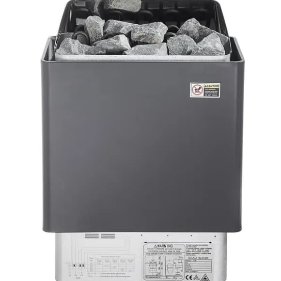 8KW Elektrisk Saunavarmer, Digital Controller, Til 8-12 m³, Ideel til hjemme spa, Effektiv og energieffektiv varmeenhed