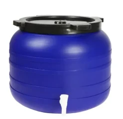 100L RUND PLASTIKTØNDE MED HÅN - SU-B-100L+KR
