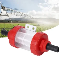 Landbrugs-i-ledningsnetfilter til højflowvandpumpe, transparent filter (2,5 cm)