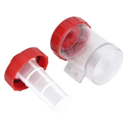 Landbrugs-i-ledningsnetfilter til højflowvandpumpe, transparent filter (2,5 cm)