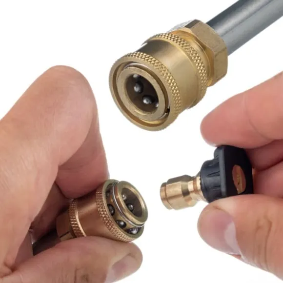 Lanse/adapter (1/4QRC-Gerni) Bajonet til tilslutning af tilbehør med 1/4" lynkobling til Nilfisk/Gerni/Husqvarna/Sthil-serien