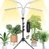 LED indendørs vækstlys – 420 fuldspektrede LED'er med justerbart stativ 40-160 cm, gulvlampe til dyrkningsplanter