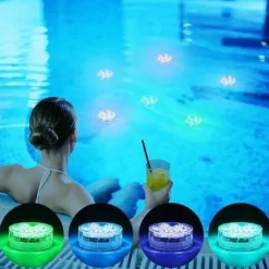 LED lys til boblebad, pool, badekar. Vandtæt, vandlys