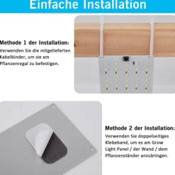 LED lyspaneler til planter - EU-adapter