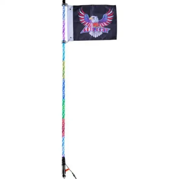 LED piskelys, 3 ft, 31x920 mm, RGB, vandtæt, spiral, belysning