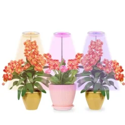 LED Plant Grow Light 5 dimbara lägen Timing USB LED-växtlampa för suckulenter krukväxter