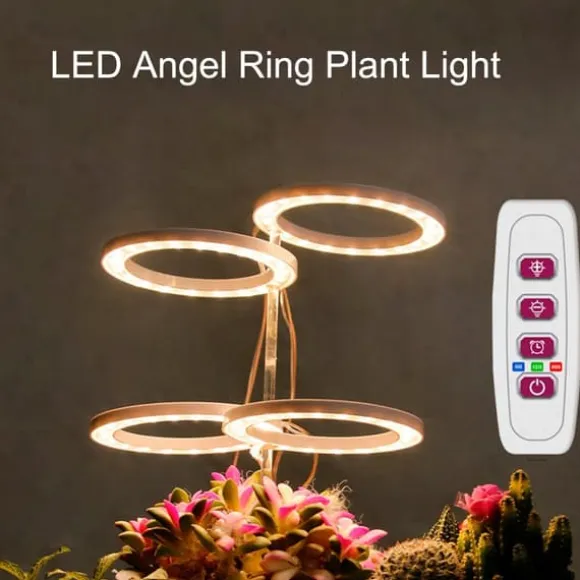 LED Plant Grow Light 5 dimbara lägen Timing USB LED-växtlampa för suckulenter krukväxter