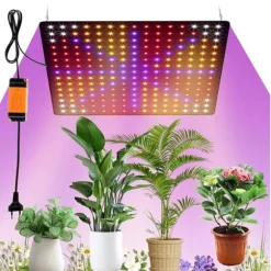 LED plantebelysning Dyrkningslys 225 LED perler rød/blå/hvid lys