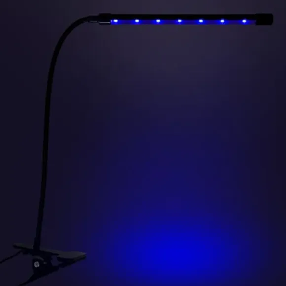 LED plantevækstlampe 20 dioder TIMER 9 W til hjemmedyrkning uden netadapter
