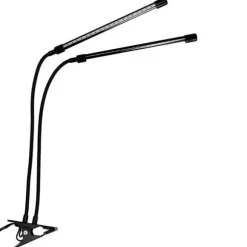 LED plantevækstlampe 40 dioder TIMER 15W hjemmedyrkning med netadapter