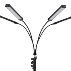 LED Plantevækstlys - Vækstlampe til Indendørs Planter - Fuldspektrum - 4 Hoveder med Klemstativ - 420 LED - 30 W - 10 Lysniveauer & 3 Timer - EU-stik | CDON