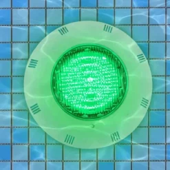 LED poollampe - Undervandslampe - 12 V AC - 10 W - 360 LED - 3600 lm - IP68 - 29,5 x 7 cm - Hvid