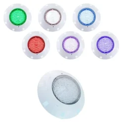 LED Poollys, holdbar ABS-konstruktion, 360° høj lysstyrke, IP68 vandtæt rating, 7 farvekombinationer, 3 dynamiske tilstande