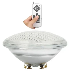 LED swimmingpool lys Farverig indlejret fortykket glas undervandslampe til Par56 lyskilde18W 1800LM