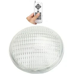 LED swimmingpool lys Farverig indlejret fortykket glas undervandslampe til Par56 lyskilde18W 1800LM