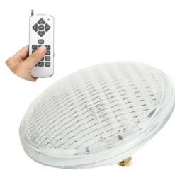 LED swimmingpool lys Farverig indlejret fortykket glas undervandslampe til Par56 lyskilde18W 1800LM
