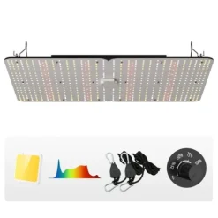 LED Vækstlampe, 300 W Dæmpbar, Højtydende Samsung 2B1B Diode til indendørs planter, Frøplante og Drivhusdyrkning. Daisy Chain Driver.