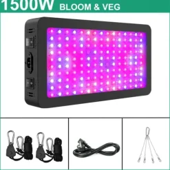 LED Vækstlys, Fuld Spektrum, Indendørs Vokslampe, 1500W B