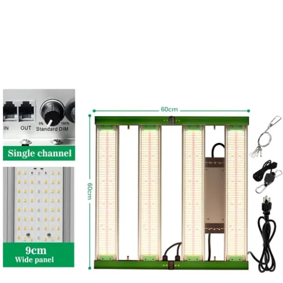 LED Vækstlys, Fuldspektrum, Dæmpbar Design,Enkelt Kanal
