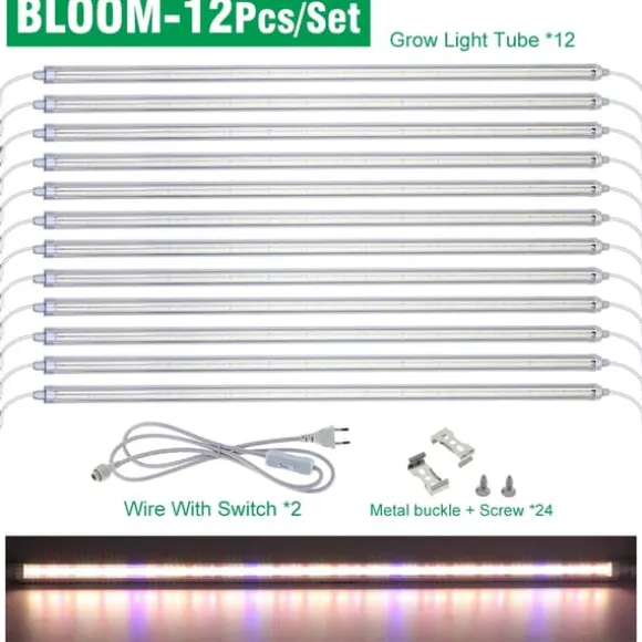 LED Vækstlys, Fuldt Spektrum, Vandtæt IP65,BLOOM