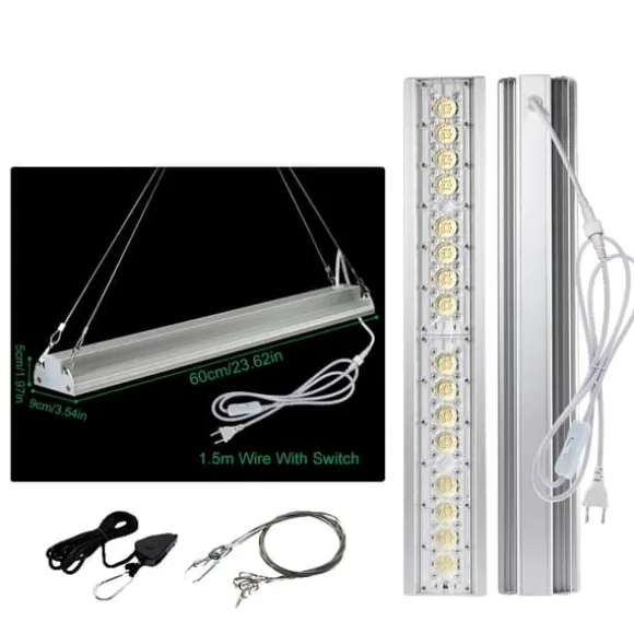 LED Vækstlys, Fuldt Spektrum, Energi Effektiv,80W