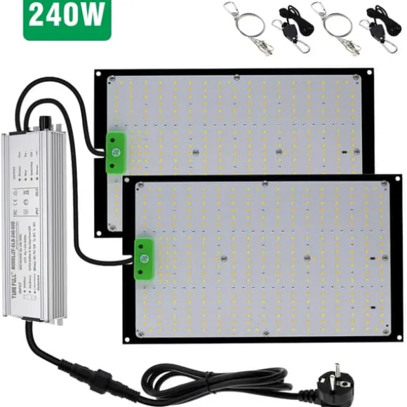 LED Vækstlys, Fuldt Spektrum, Energi Effektiv,240W