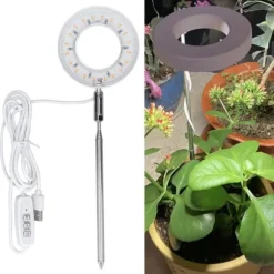 LED växtodlingslampa Full Spectrum Infällbar justerbar ljusstyrka växtfyllningslampa för inomhusväxter