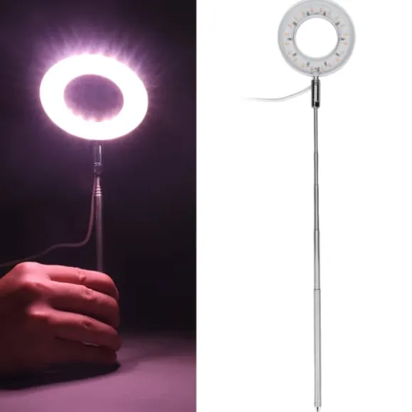 LED växtodlingslampa Full Spectrum Infällbar justerbar ljusstyrka växtfyllningslampa för inomhusväxter