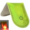 LED-lys Magnetisk Clip Sikkerhed Løb Nat Campingaktiviteter - Fluorescerende