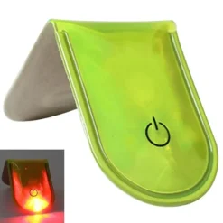 LED-lys Magnetisk Clip Sikkerhed Løb Nat Campingaktiviteter - Fluorescerende