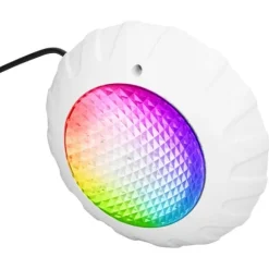 LED-poollampor DC12V/38W med fjärrkontroll IP68 Vattentät RGB Färgglad energibesparande poollampa för dammfontänpool