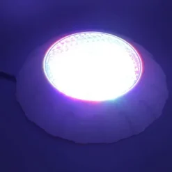LED-poollampor DC12V/38W med fjärrkontroll IP68 Vattentät RGB Färgglad energibesparande poollampa för dammfontänpool