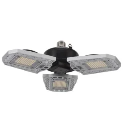 LED-vækstlampe til stueplanter - 297 LED-pærer, foldbart design med tre blade - ideel til drivhuse og sukkulenter - 100-277V