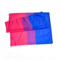 LGBT REGNBUEFLAG STOR 90x150cm BISEKSUALITET F7
