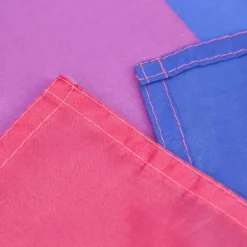 LGBT REGNBUEFLAG STOR 90x150cm BISEKSUALITET F7